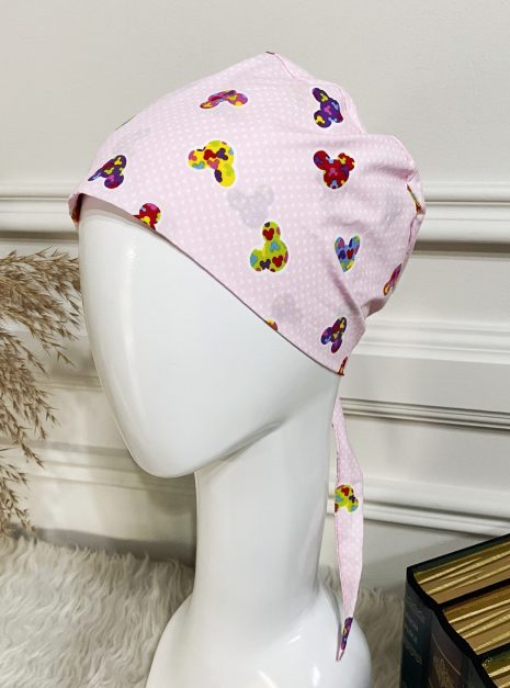 SCRUB CAP - PINK MINNIE 