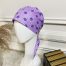 SCRUB CAP - PURPLE STRIPE