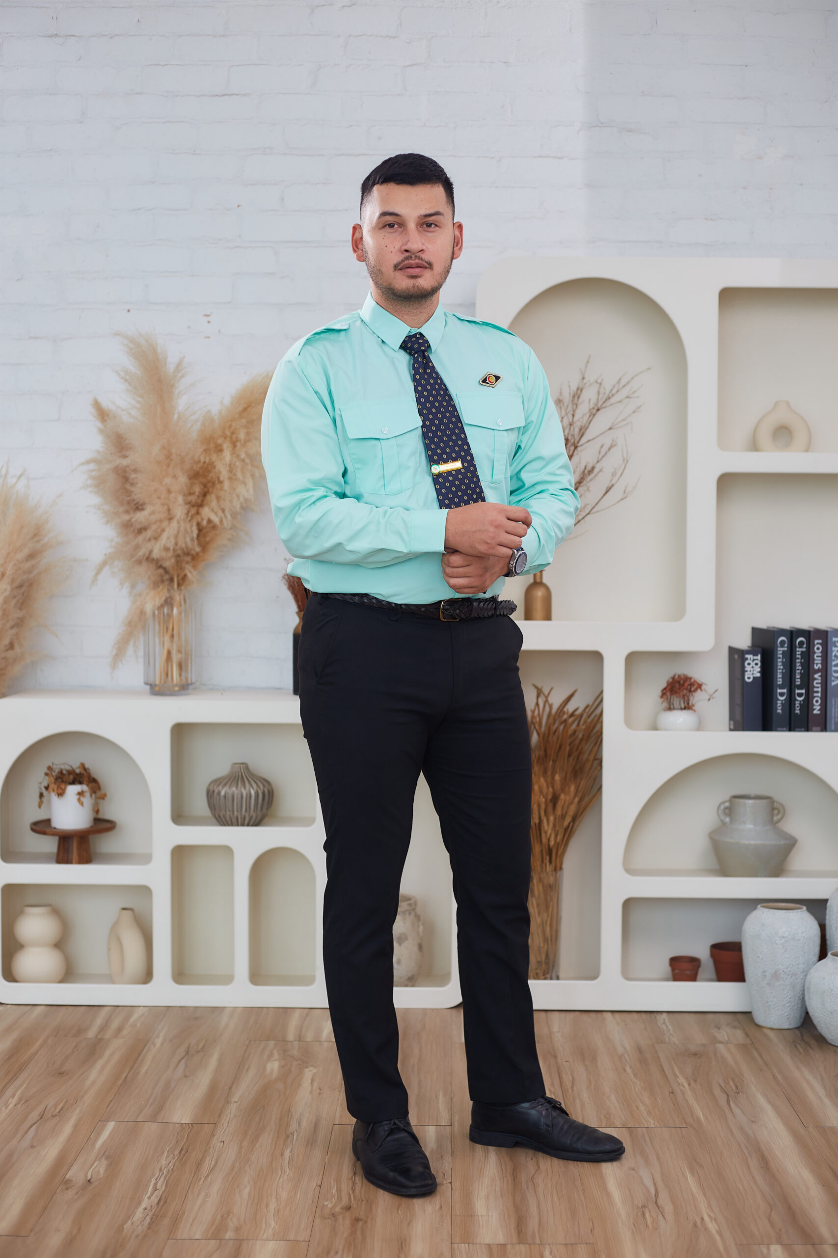 PENOLONG PEGAWAI PERUBATAN MALE OFFICIAL TOP - COTTON