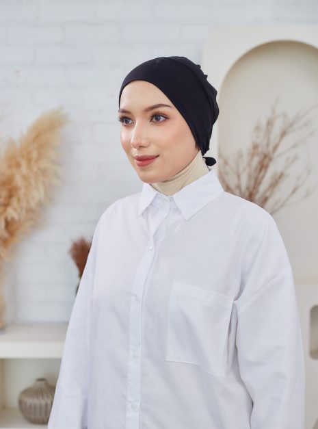 Adjustable Inner Cap Paling Jelita  - Black