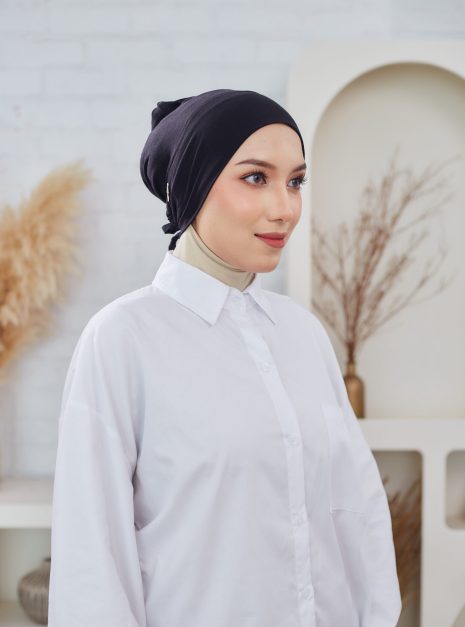 Adjustable Inner Cap Paling Jelita  - Black
