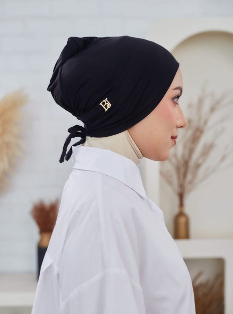 Adjustable Inner Cap Paling Jelita  - Black