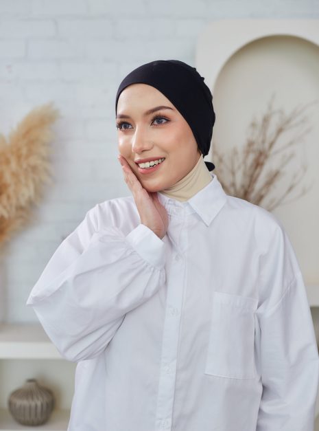 Adjustable Inner Cap Paling Jelita  - Black