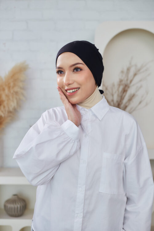 Adjustable Inner Cap Paling Jelita  - Black