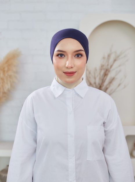 Adjustable Inner Cap Paling Jelita - Denim Blue