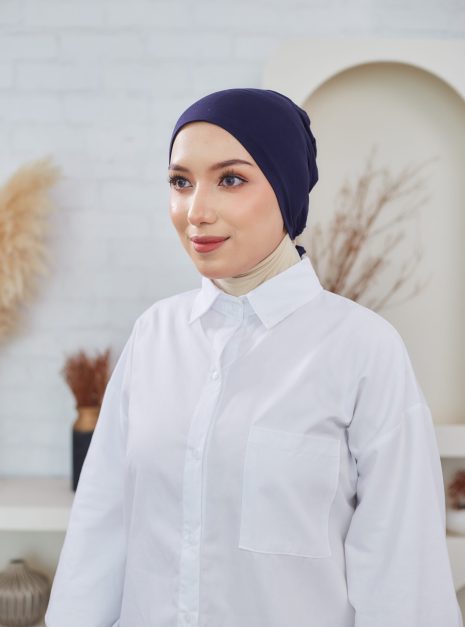 Adjustable Inner Cap Paling Jelita - Denim Blue