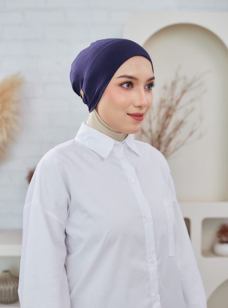 Adjustable Inner Cap Paling Jelita - Denim Blue