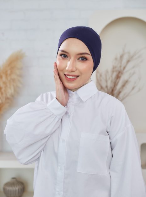 Adjustable Inner Cap Paling Jelita - Denim Blue