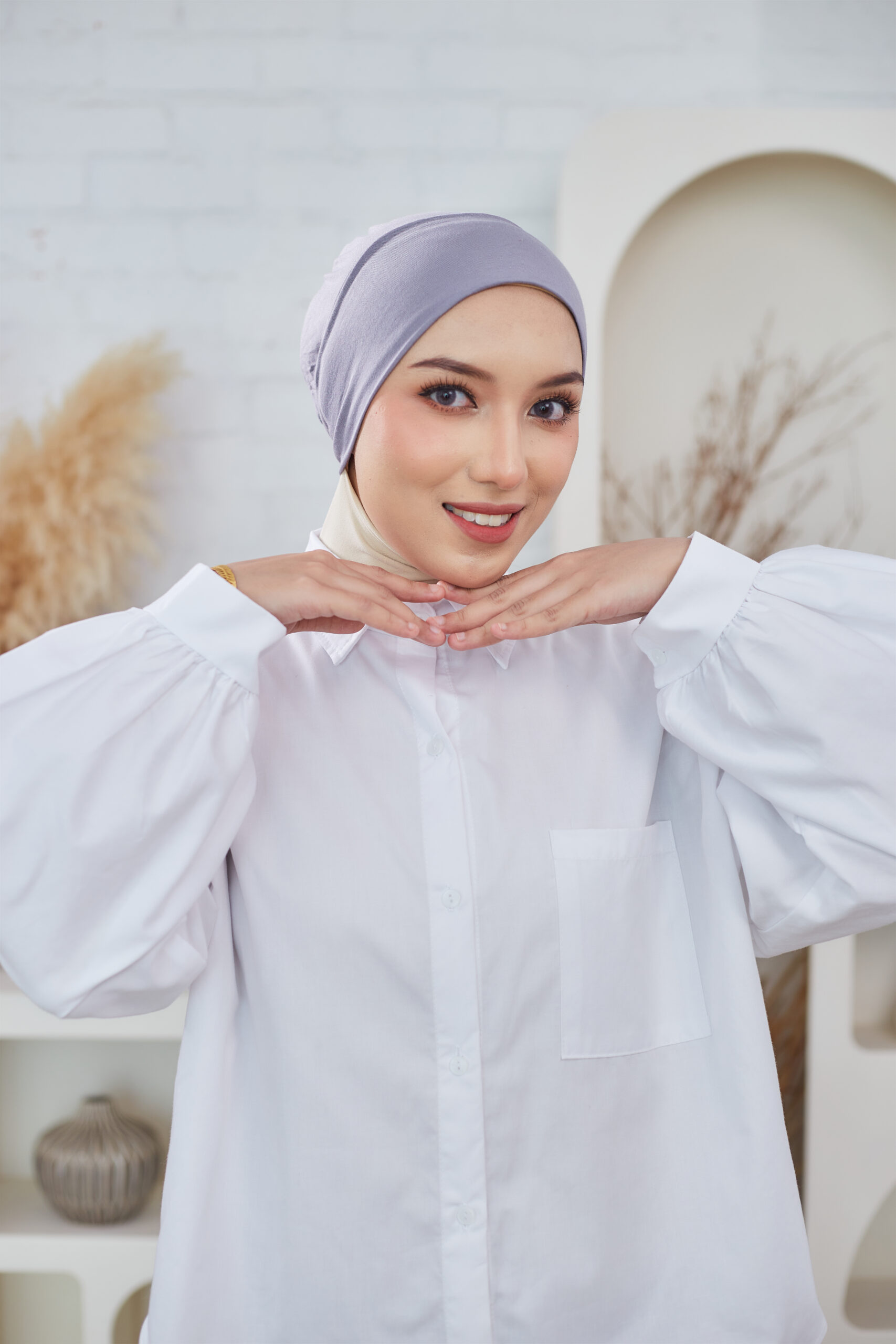 Adjustable Inner Cap Paling Jelita - Gray