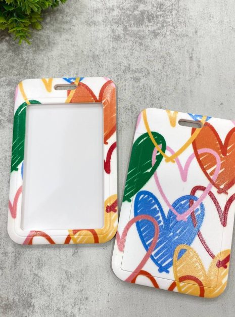 Card Holder Cream - Colourful Loves