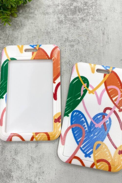 Card Holder Cream - Colourful Loves
