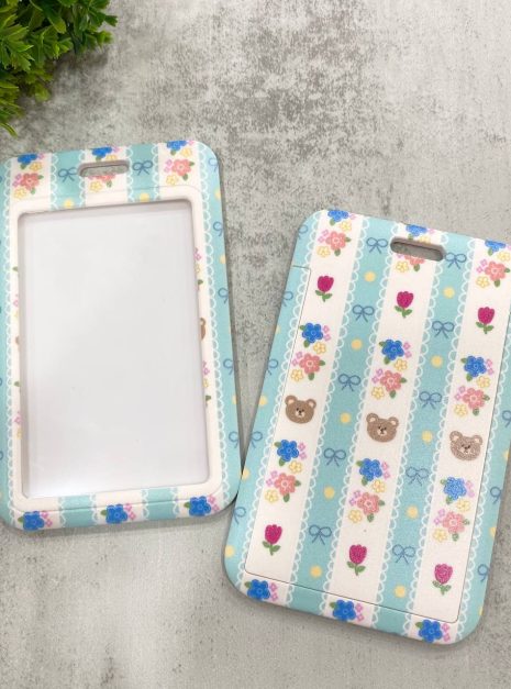 Card Holder - Colourful Flower