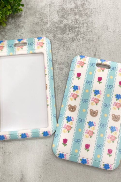 Card Holder - Colourful Flower