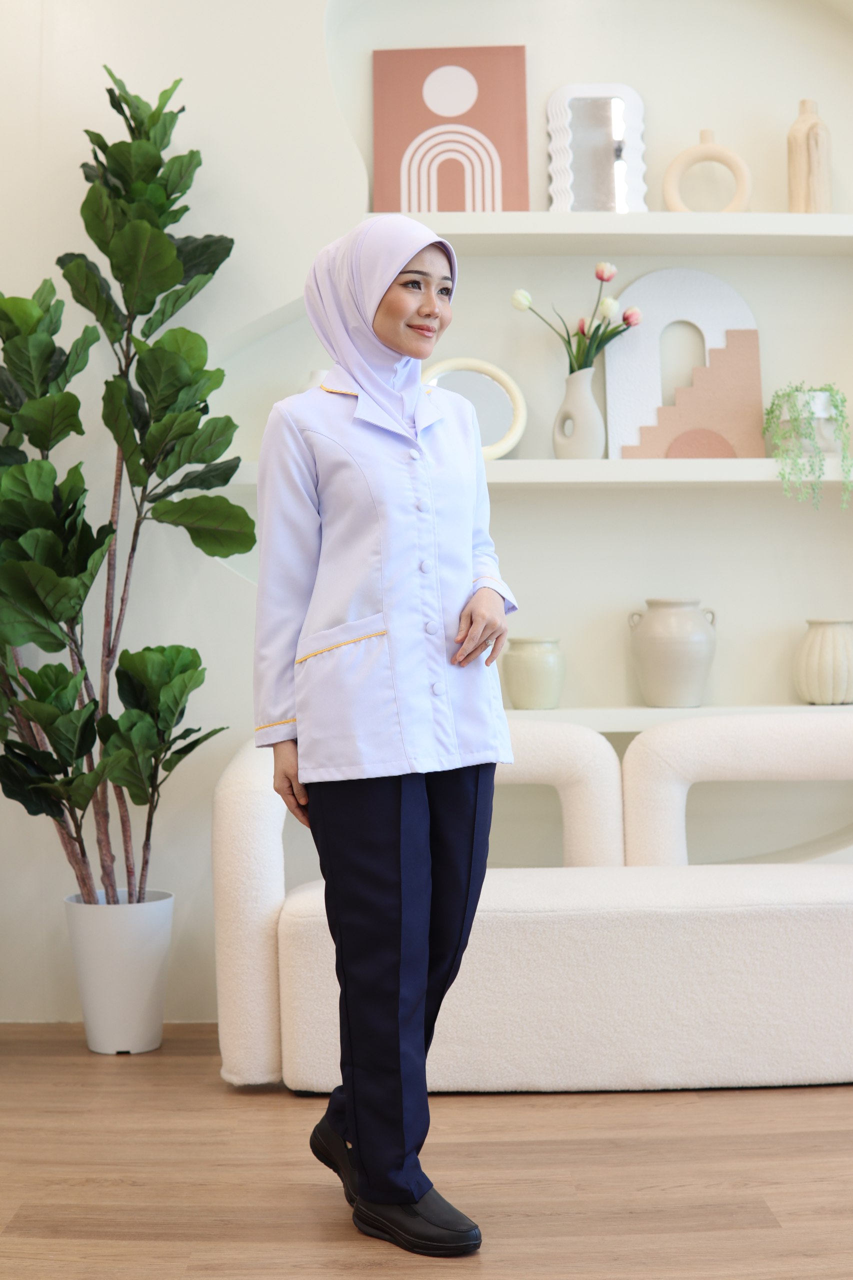 JURUTERAPI PERGIGIAN UNIFORM (ONE SET TOP & PANT)