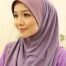 Tudung Soft Awning Full Scuba Purple UITM