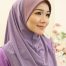 Tudung Soft Awning Full Scuba Purple UITM